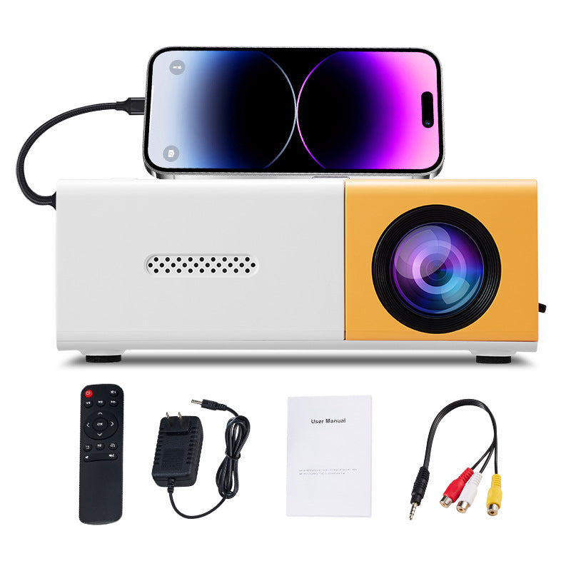 Mini-Projektor Kompaktes HD-Heimkino- und Multimediagerät | YG300