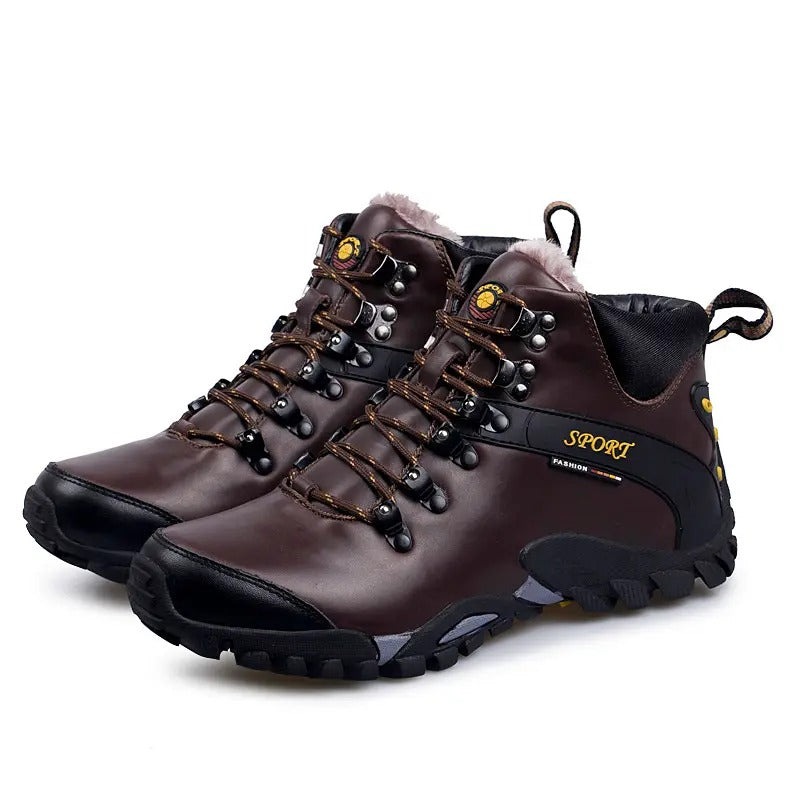 Herren Desert Leder Wanderstiefel Wasserdicht Geeignet Sicherheit Robuste Desert Boots | 999