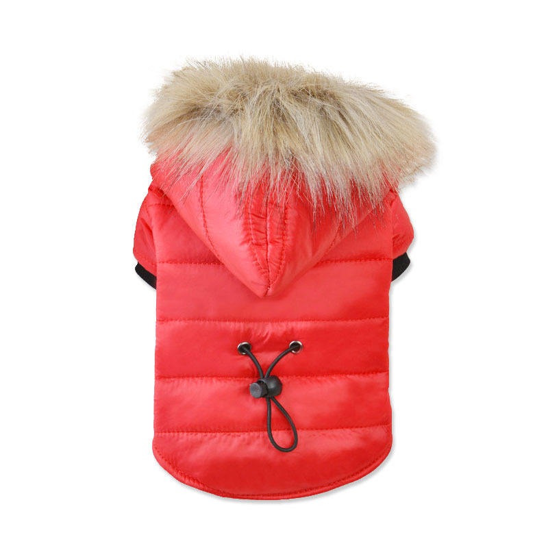 Haustierkleidung Winter Puffermantel Luxus Baumwolle Leichte warme Daunenjacke Hund Zweibein Baumwollanzug Haustierkleidung |