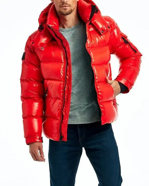 Herren Winter Dicke Jacke Wasserdicht Daunen Blazer Outdoor Warm Puffer Mantel | D5R113