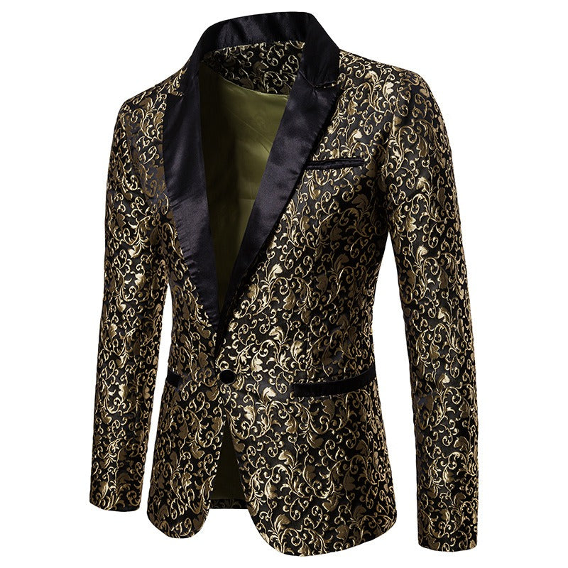Herren Blazer Bankett Party Abschlussball Slim Fit Hochzeit Smoking Anzug Schal Revers Jacken | XZ32