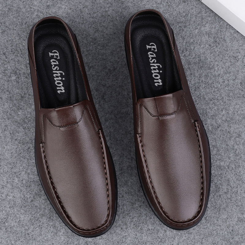Business Lederschuhe Slip On Loafer Drive Walking Schuhe | B2102
