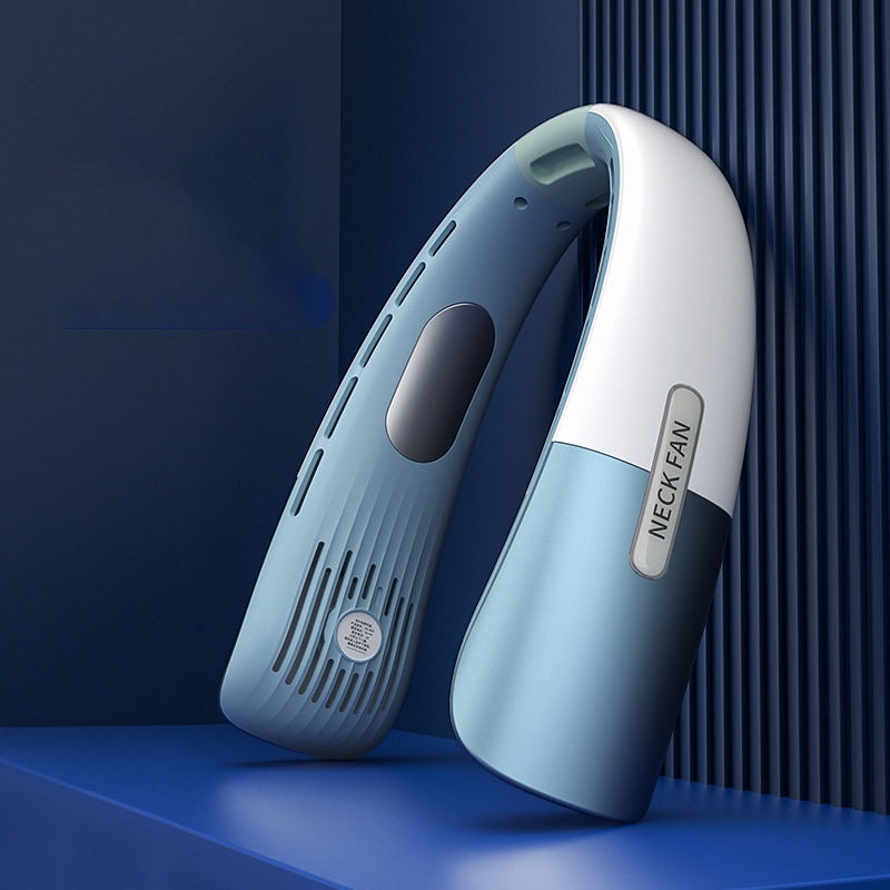 Hochwertiger tragbarer Luftkühlungsventilator, wiederaufladbar, flügellos, persönlicher Nackenventilator | DS009