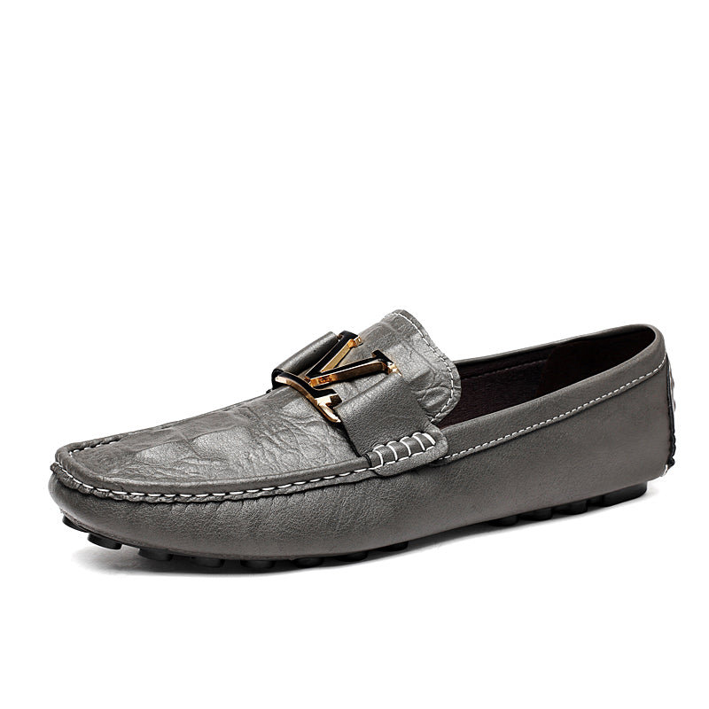 Hochwertige Echtlederschuhe Lässige Slipper Lederschuhe | H9901