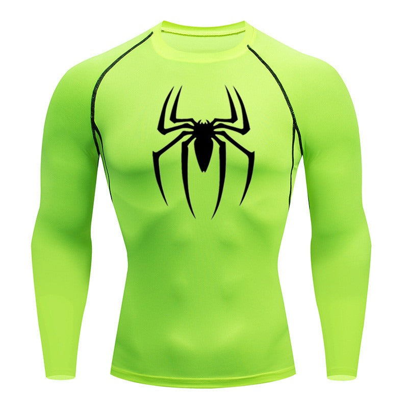 Atmungsaktive, elastische Strumpfhose mit langen Ärmeln, schnelltrocknendes Workout-Fitness-Shirt | Jan-13