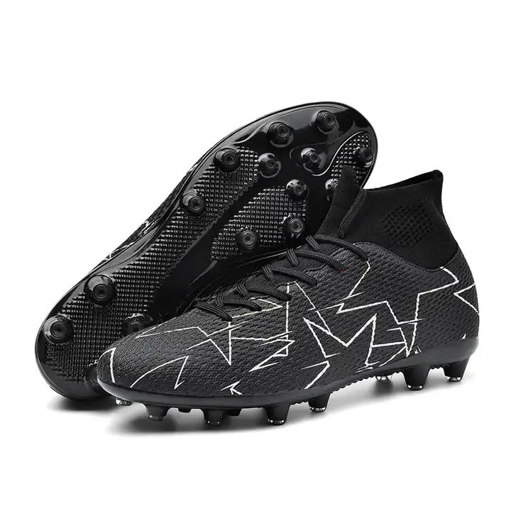 Atmungsaktive High-Top-Fußballschuhe mit langen Nägeln, Fußballtraining „Ronaldo Cleats“ | 23152