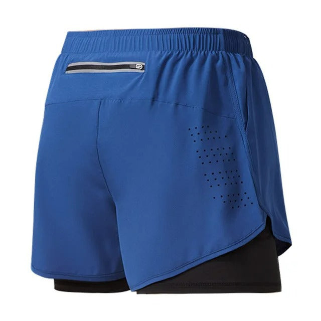 Herren-Laufshorts, schnelltrocknend, atmungsaktiv, aktive Trainings- und Übungsshorts | DK22001