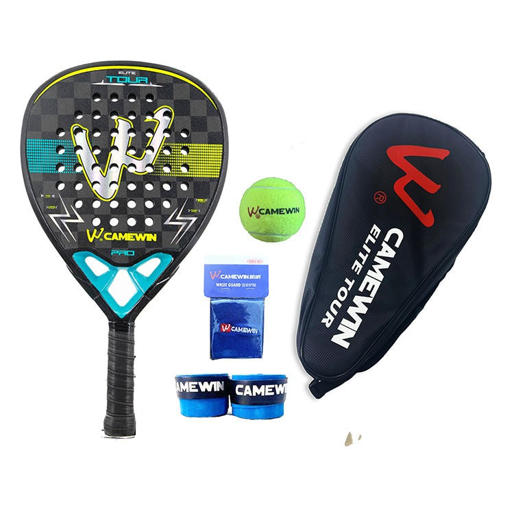 Hochwertige rautenförmige Vollcarbon-Paddelschläger für fortgeschrittene Tennisschläger