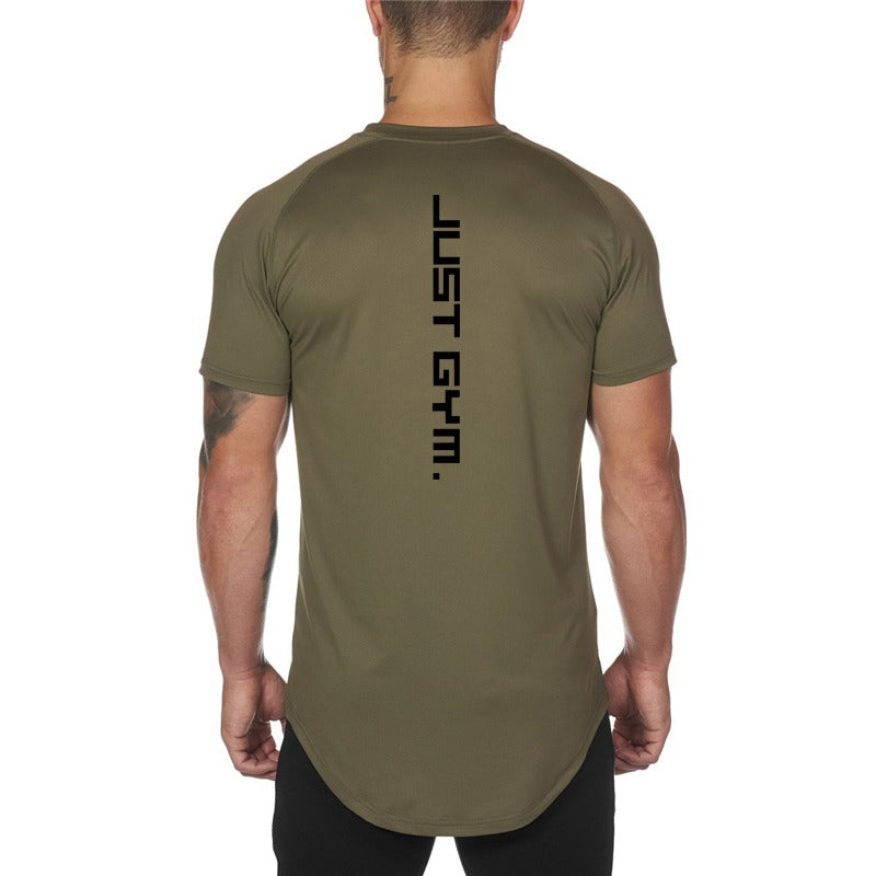 Herren Mesh Schnelltrocknend Atmungsaktiv Fitness Bodybuilding O-Ausschnitt Slim Fit Tops | 6643