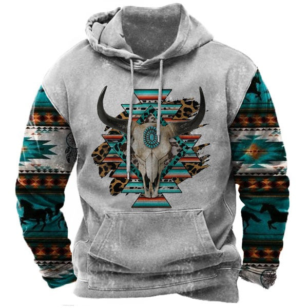 Herrenmode Cowboy Killer Hoodies Langarm Kapuzenpullover Casual Tops Pullover