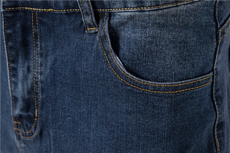 Herren Jeans Solid Casual Denim Jeans Slim Fit Stretch Denim Hose | 515-6183