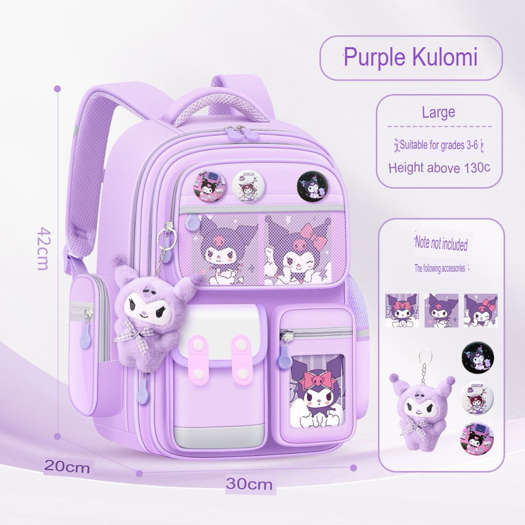 Kulomi Kinder-Schulrucksack – Leichtes, ergonomisches und rückenstützendes Design für Kinder | 1-602