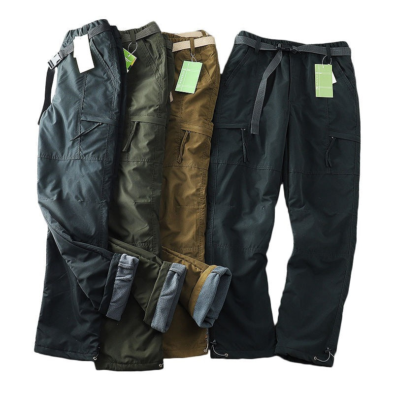 Herren Outdoorhose Taktische Camping Atmungsaktive Fleece Trekking Cargohose | 9019