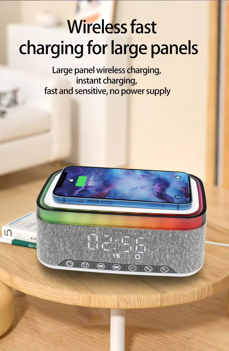 6-in-1-Radiowecker mit kabelloser Ladestation, Bluetooth-Audio und mehr | S01