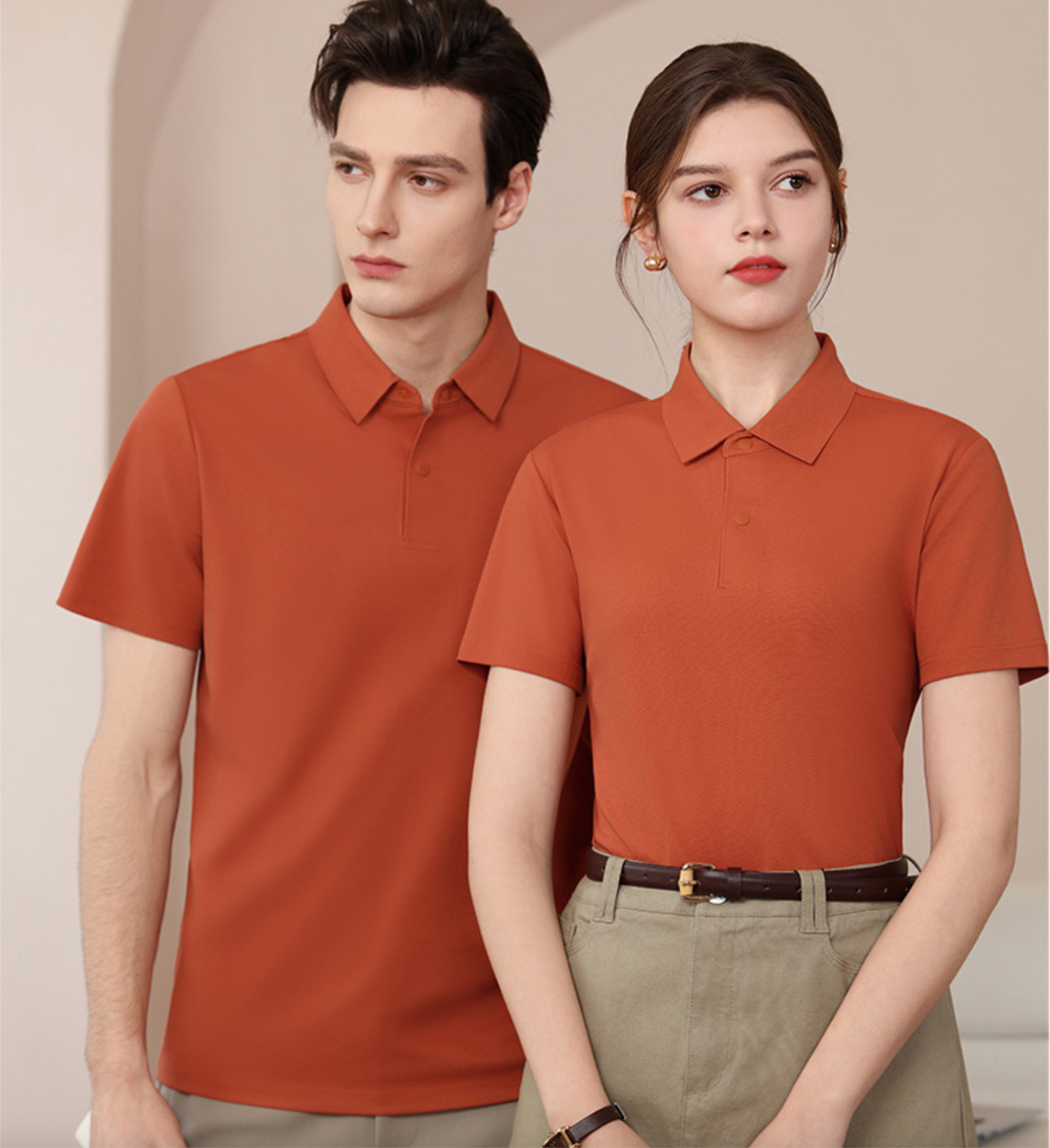 Poloshirt aus 100-fädiger merzerisierter Baumwolle | Antibakteriell & kühlend | Unisex Sommer-Kurzarm-Poloshirt | L11-8230