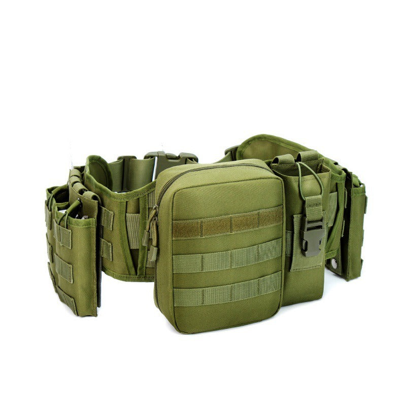 Taktischer Outdoor-Gürtel mit Gurtzeug – Multifunktionale Militär-Hüfttasche | AKM-106