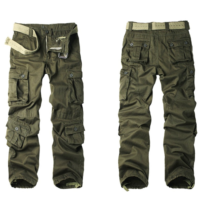 Herrenhose Cargohose Outdoor Multi-Pocket Overalls Hose Übergröße Freizeithose |
