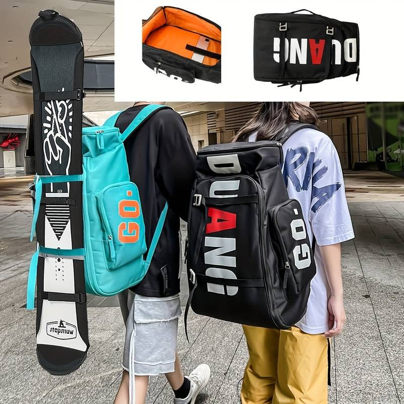 Wanderrucksäcke mit großer Kapazität, Outdoor-Tagesrucksack, ästhetische Reisetaschen mit mehreren Taschen, Camping-Skateboard-Skitasche | 2C101