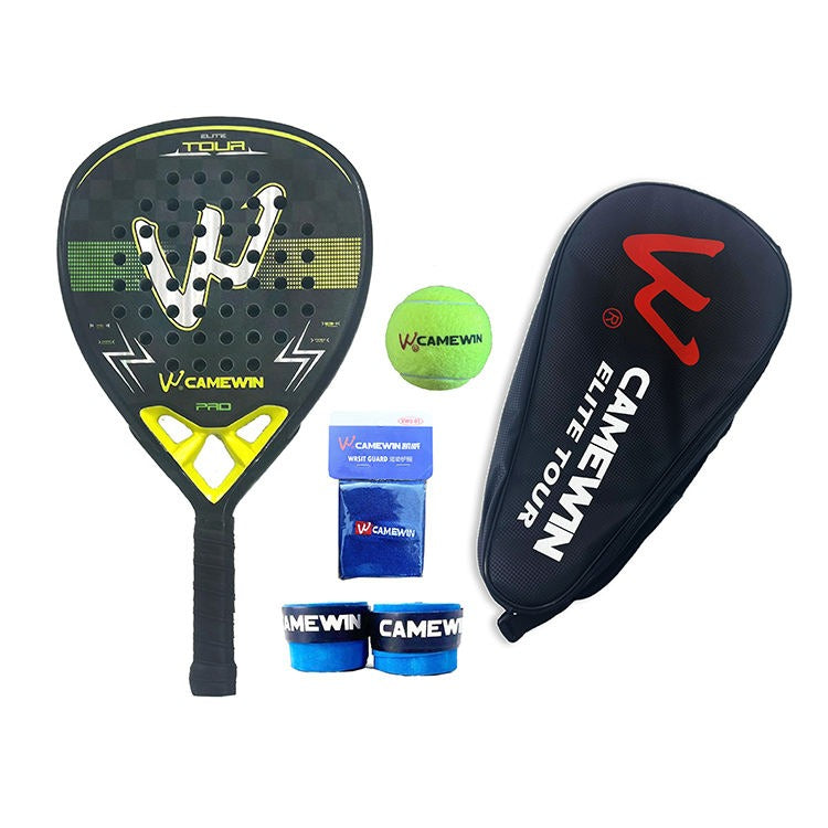 Hochwertige rautenförmige Vollcarbon-Paddelschläger für fortgeschrittene Tennisschläger