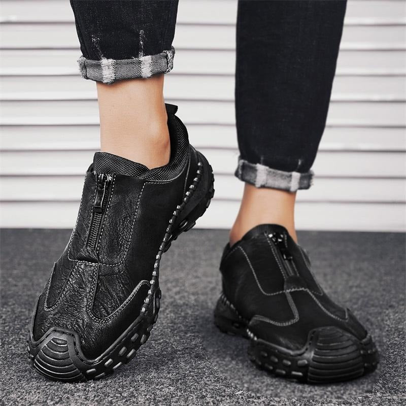 Fahrschuhe Lässige flache Loafer mit handgefertigten Nähten Lässige Wanderschuhe | 9511