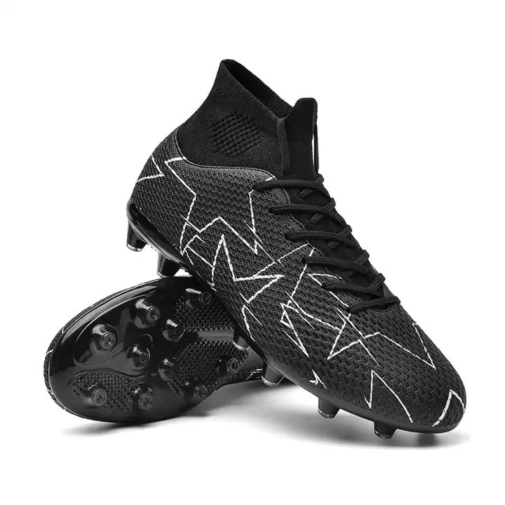 Atmungsaktive High-Top-Fußballschuhe mit langen Nägeln, Fußballtraining „Ronaldo Cleats“ | 23152