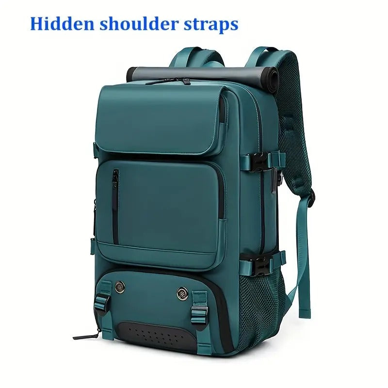 Professioneller Rucksack Geräumiger Reiserucksack Schuhfach Wasserabweisend Outdoor Wander- und Campingtasche Mehrere Taschen & Gepolsterte Schultergurte | 7798
