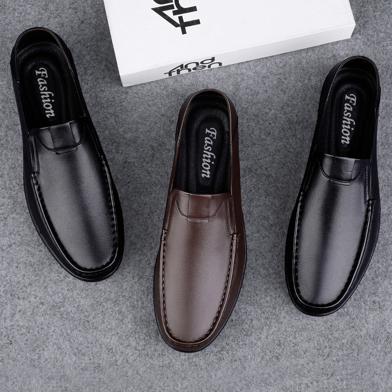 Business Lederschuhe Slip On Loafer Drive Walking Schuhe | B2102