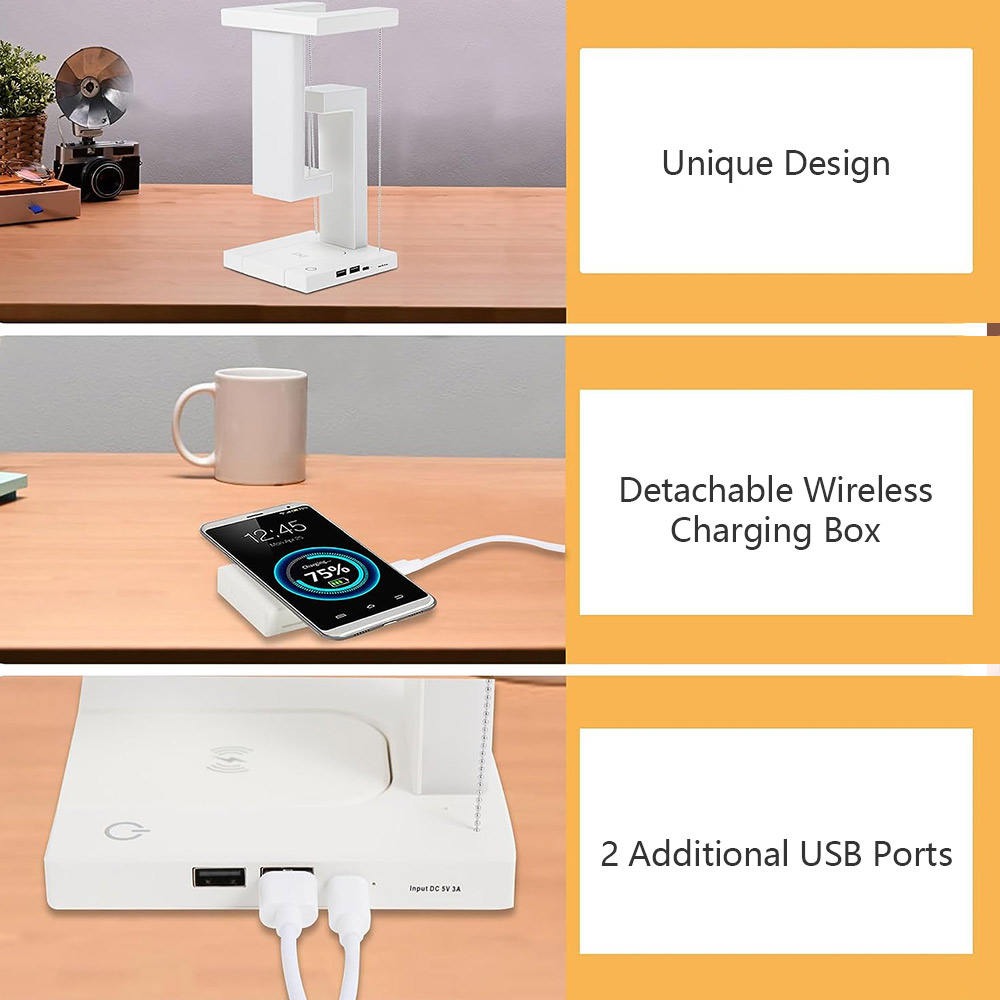Levitation Anti-Schwerkraft Wireless Charging Schreibtisch LED Lampe | 2238