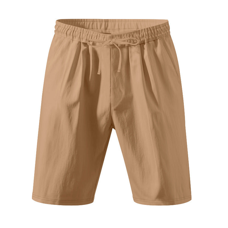 Leichte Strandshorts aus Leinenmischung für Herren – Relaxed Fit 5-Zoll-Freizeitshorts | WW-2