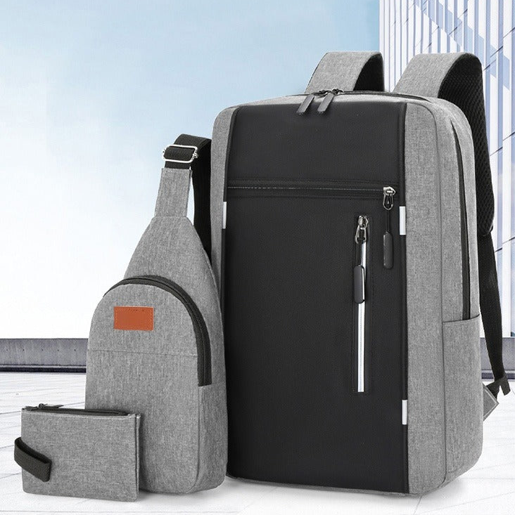 Herren Casual Wasserdicht Schulrucksack Tasche Polyester Laptop Rucksack | 7001