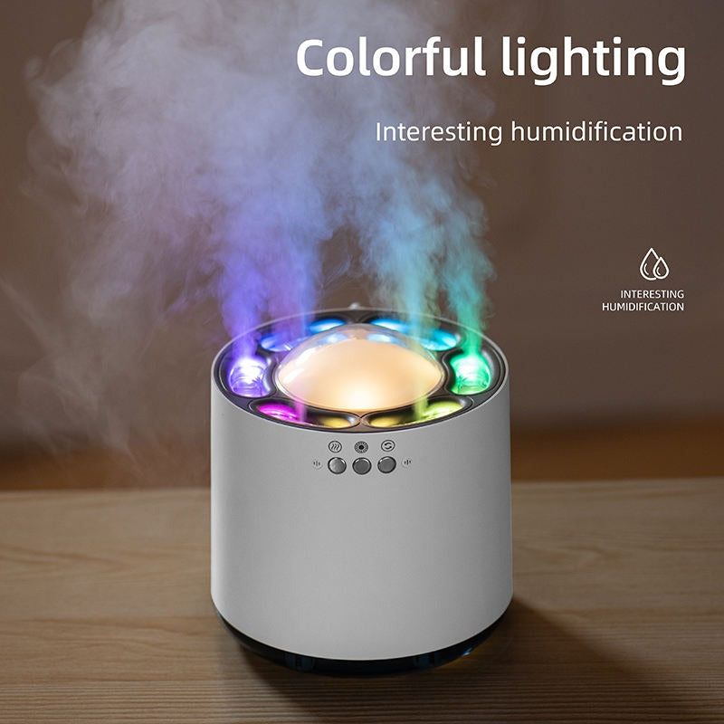 Neuester Diffusor für ätherische Öle, Luftbefeuchter, Aromatherapie-Diffusor für Zuhause, Discokugel, mit kühlem Nebel und LED-Leuchten | 262