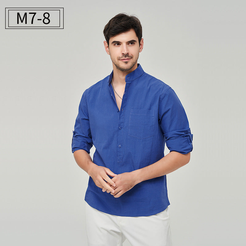 Herrenhemd Henry mit klassischem Design und Knopfleiste, vielseitiger Business-Stil | M7