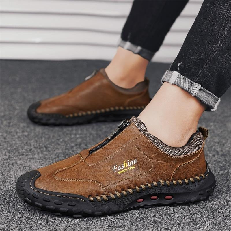 Fahrschuhe Lässige flache Loafer mit handgefertigten Nähten Lässige Wanderschuhe | 9511