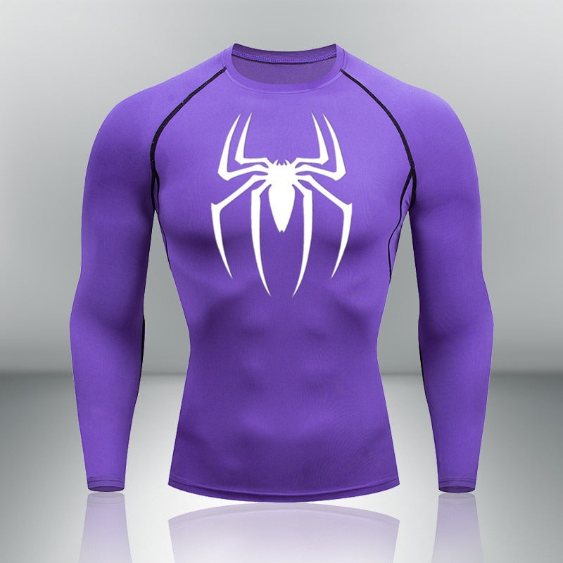 Atmungsaktive, elastische Strumpfhose mit langen Ärmeln, schnelltrocknendes Workout-Fitness-Shirt | Jan-13