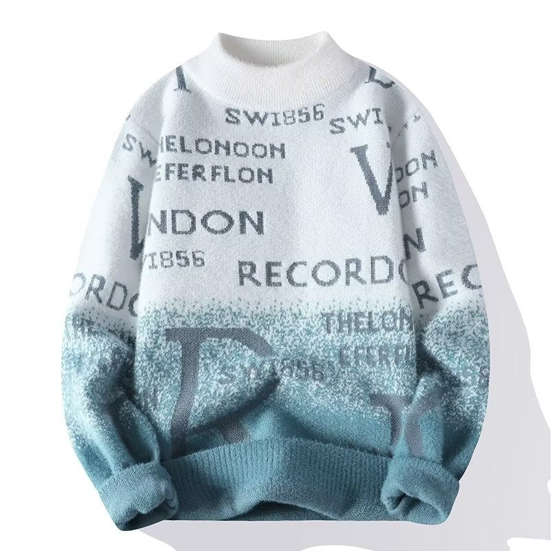 Oversize Pullover Herren Pullover Casual Streetwear Baumwollpullover | 10928