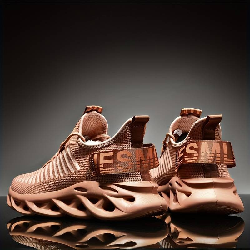 Atmungsaktive Strick-Sneaker zum Spazierengehen, leichte Sportschuhe, bequeme Low-Top-Sport-Turnschuhe | G101