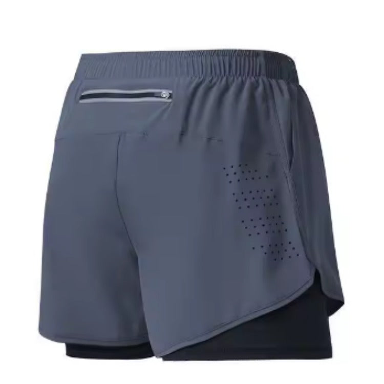 Herren-Laufshorts, schnelltrocknend, atmungsaktiv, aktive Trainings- und Übungsshorts | DK22001