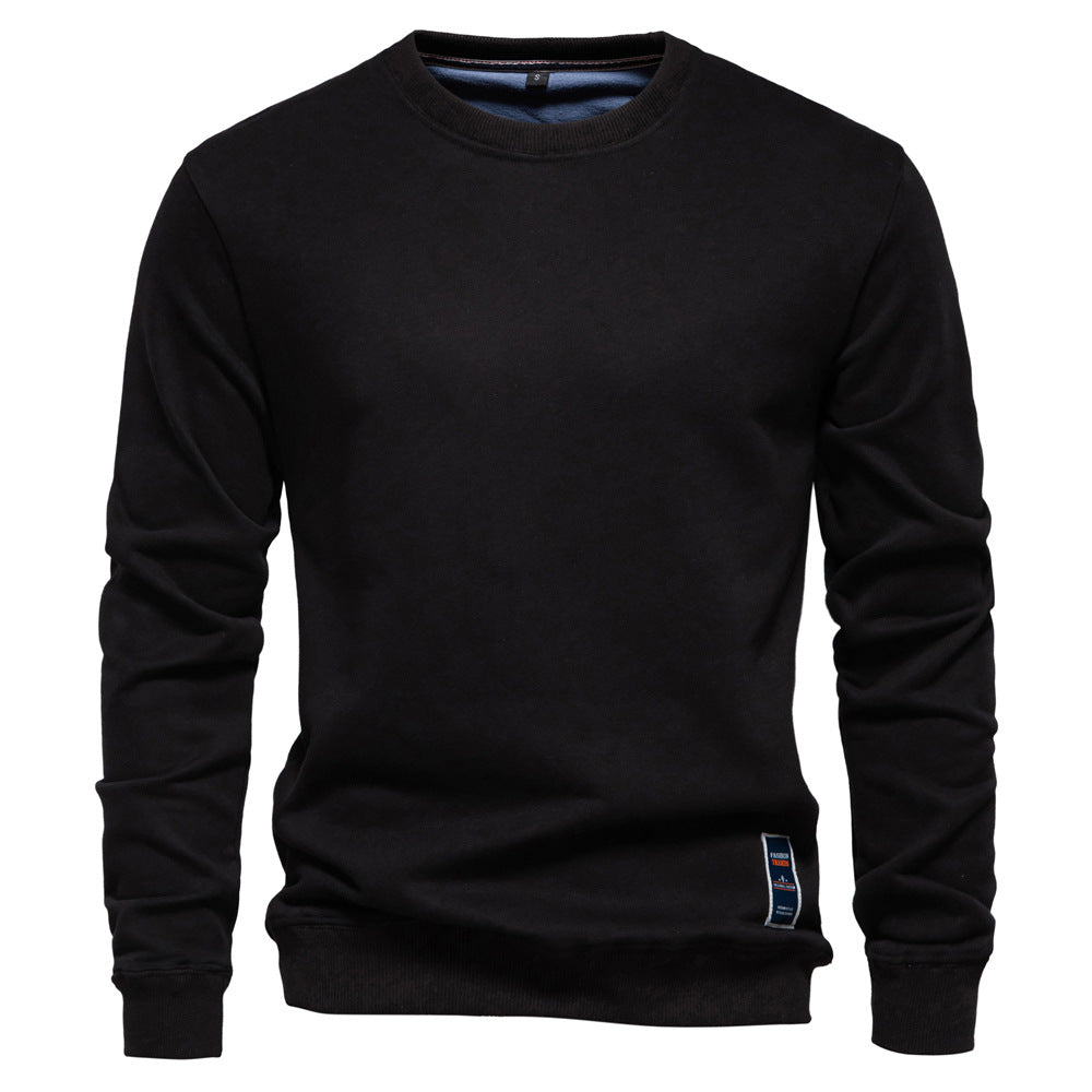 Winterdicker Pullover mit Rundhalsausschnitt, einfarbig, langärmelig, warm, schmaler Pullover | HD156