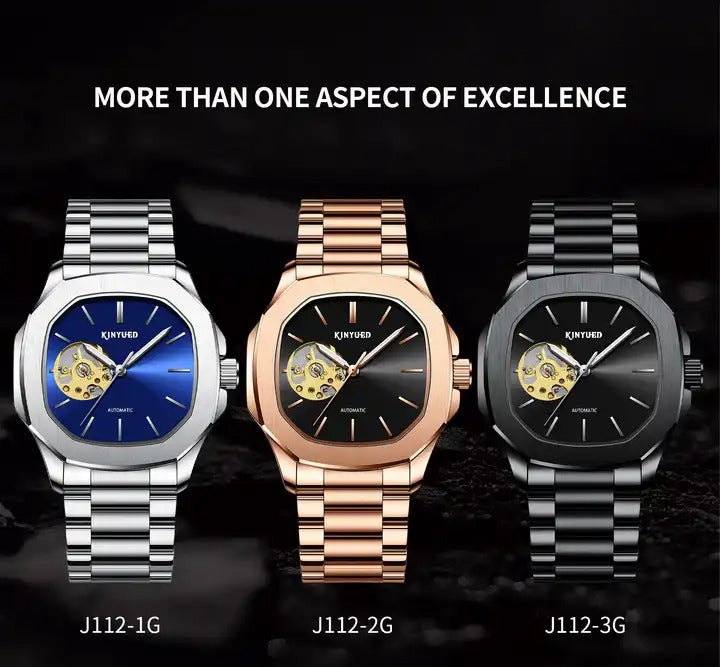 Herrenuhren Automatik Mechanisch Top-Marke Luxus Wasserdicht Edelstahl Uhr | J112