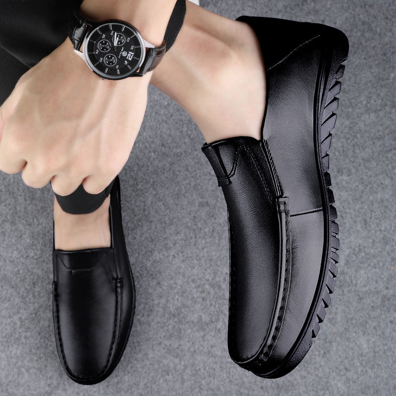Business Lederschuhe Slip On Loafer Drive Walking Schuhe | B2102