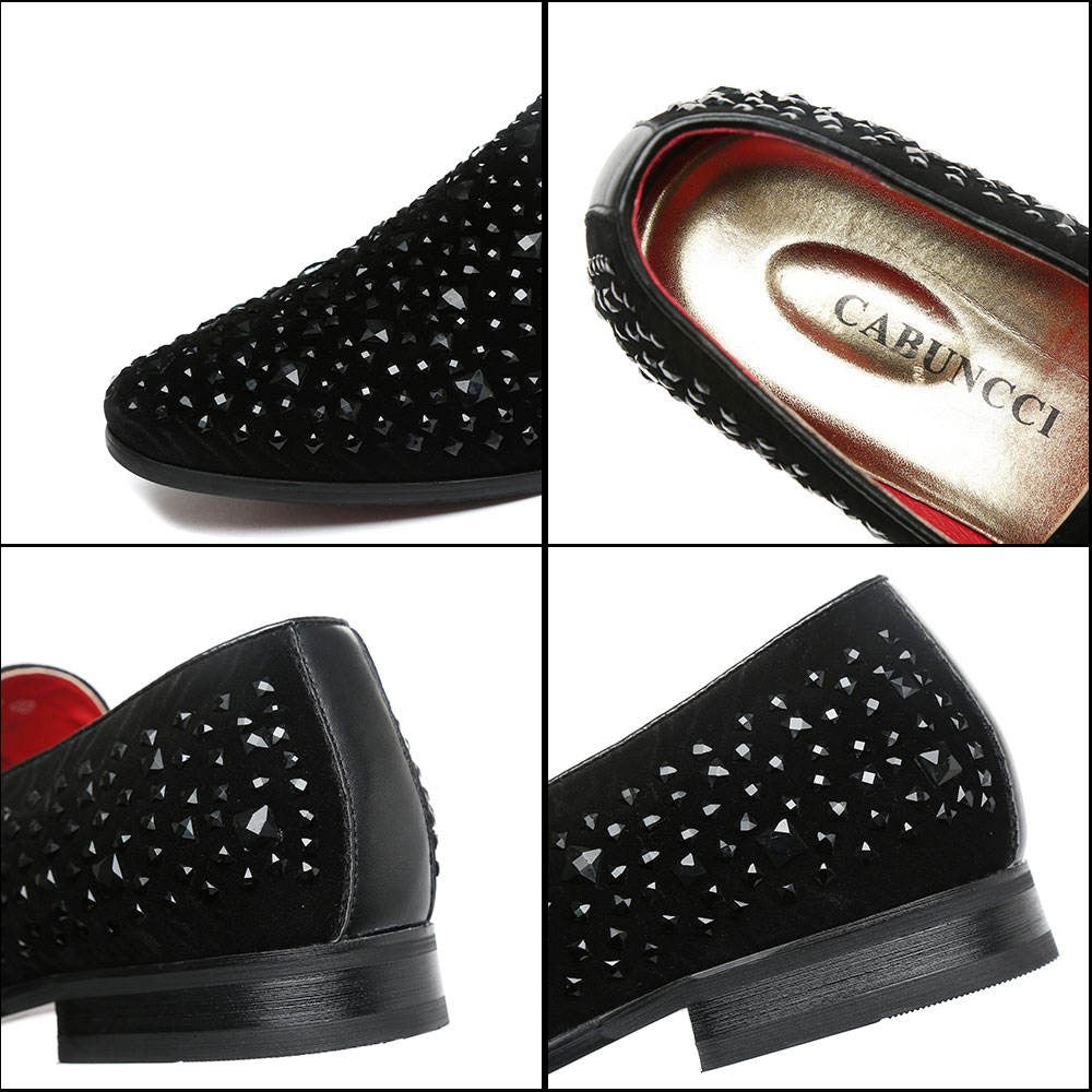 Herren Diamond Wingtip Loafers Casual Hochzeitsschuhe | A2362