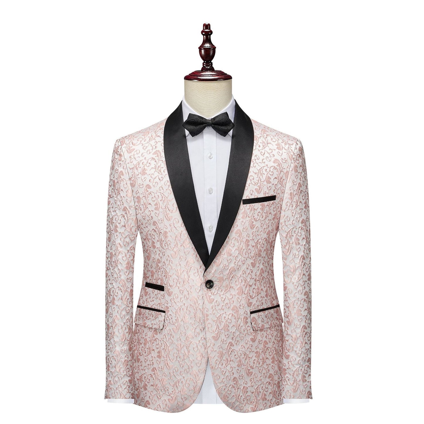 Herren Jacquard Luxus Hochzeitsanzüge Jacken Smoking Bankett Jacquard Blazer | 666