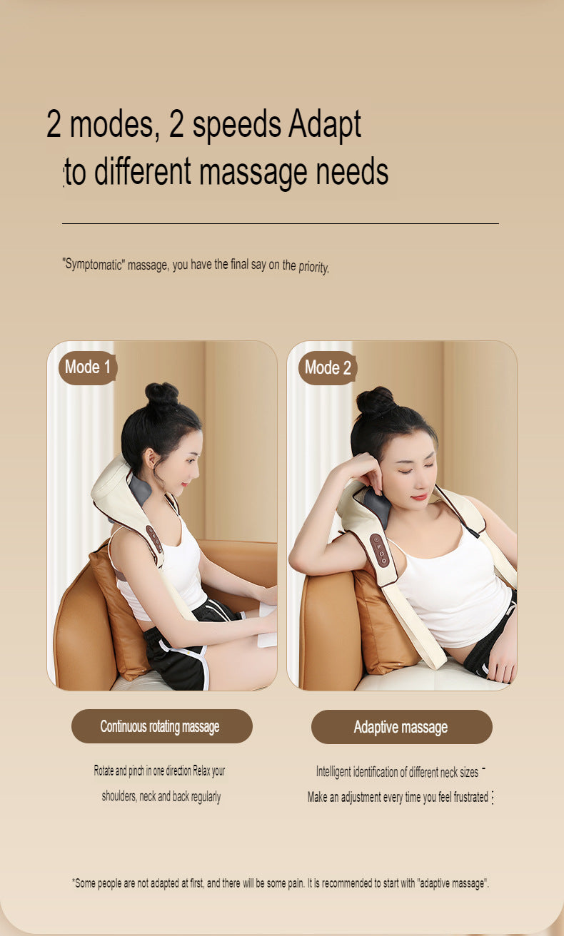 Knetendes Shiatsu M-förmiges Nacken-Schulter-Massagegerät mit Infrarot-Heizung Nacken-Schulter-Massagegerät | R8