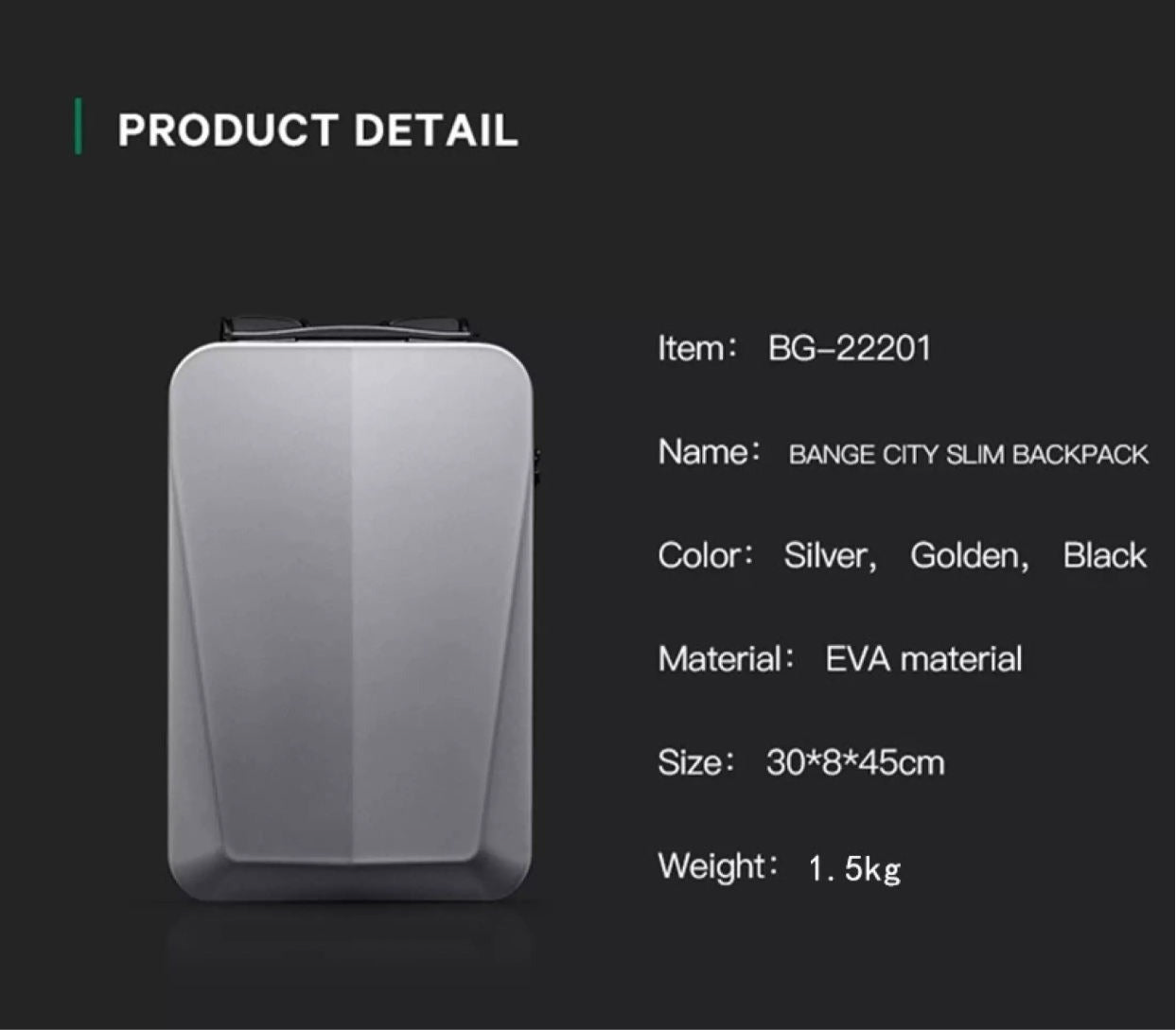 Gaming-Rucksack PC Hartschalen-Umhängetasche Herren Tide Cool Computer Business Wasserdichter Rucksack | BG-22201