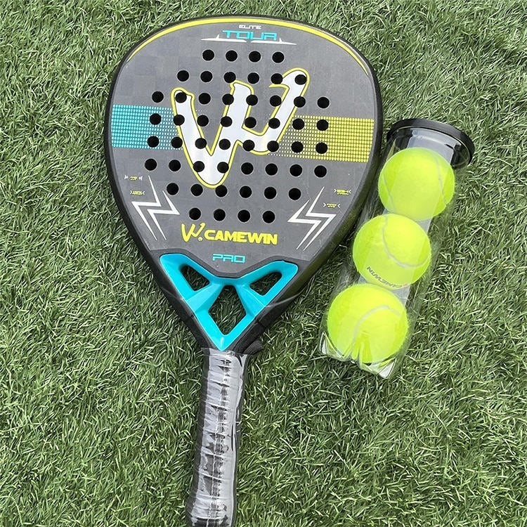 Hochwertige rautenförmige Vollcarbon-Paddelschläger für fortgeschrittene Tennisschläger