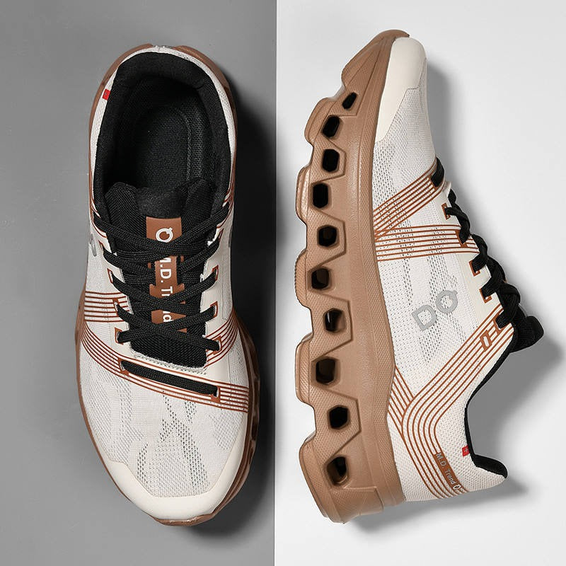 Neuestes Design Herren High-Tech Schnürschuhe Atmungsaktive Sport-Sneaker mit stoßdämpfender Sohle Hochwertige Laufschuhe | 9916