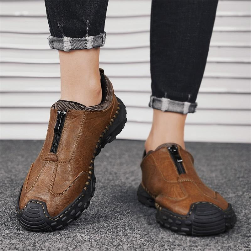Fahrschuhe Lässige flache Loafer mit handgefertigten Nähten Lässige Wanderschuhe | 9511