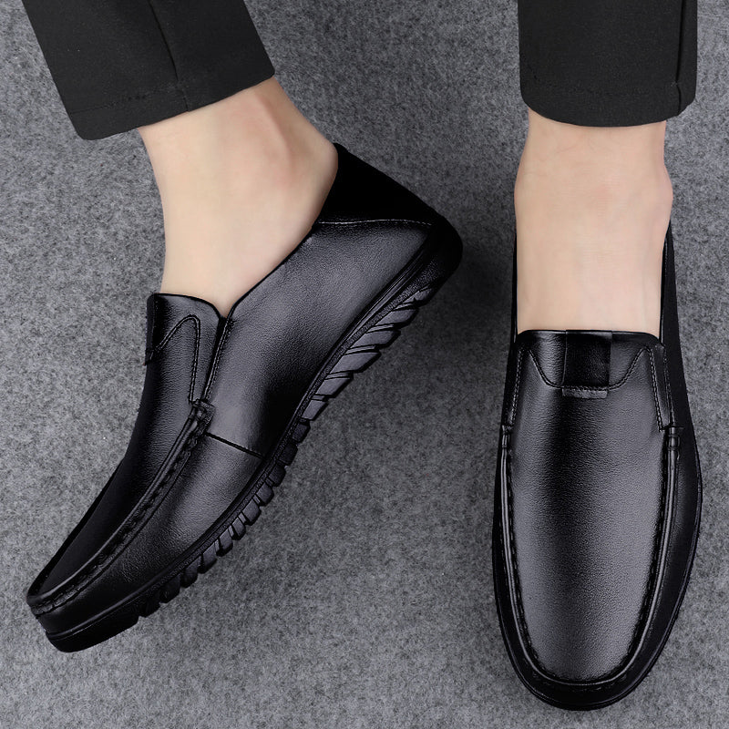 Business Lederschuhe Slip On Loafer Drive Walking Schuhe | B2102