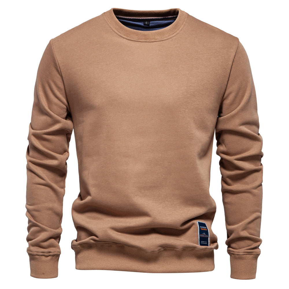 Winterdicker Pullover mit Rundhalsausschnitt, einfarbig, langärmelig, warm, schmaler Pullover | HD156