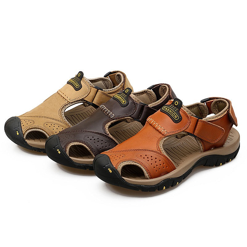 Neuankömmling Echtes Kuhleder Sommer Wandern Strand Wasser Sandalen | 7238